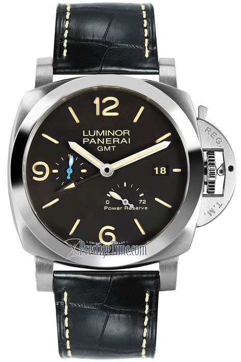 panerai luminor 3 days gmt power reserve automatic|Panerai Luminor automatic with date.